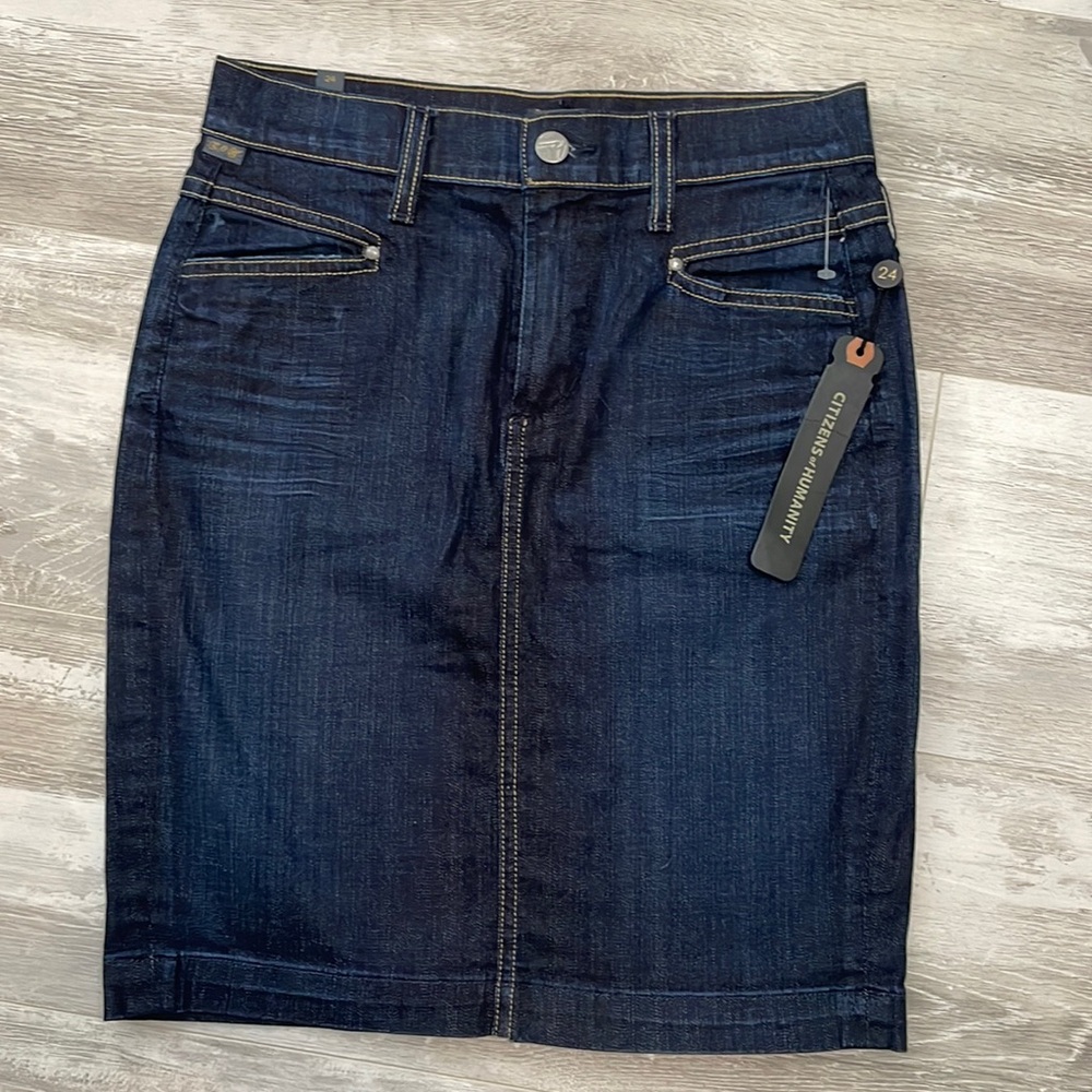 NWT Citizens of Humanity Havana Faith Jean Pencil Skirt 24